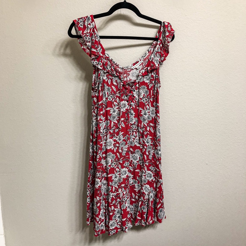 Floral Red Sundress